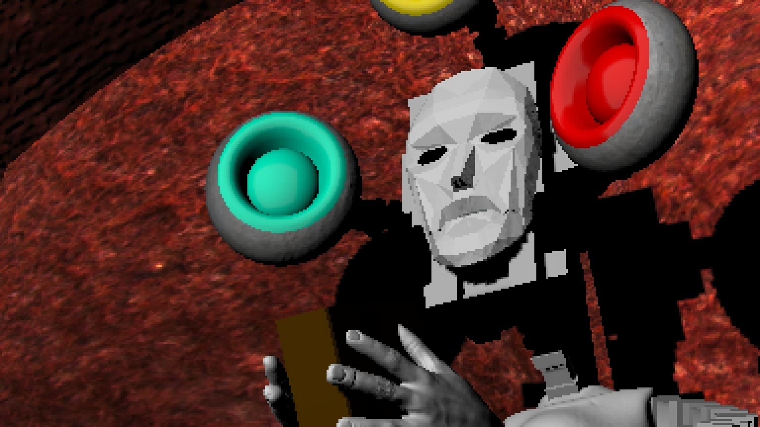 The colored masks used during an Endacopia hidden puzzle